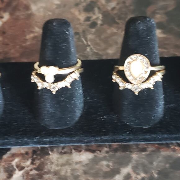 Boho bundle‎ rings size 6-8 - Picture 9 of 11